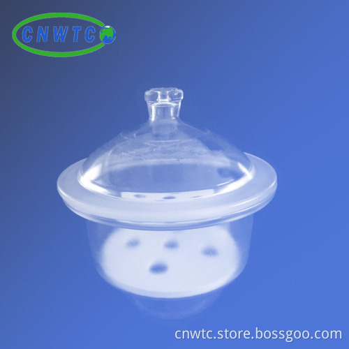 240mm Glass Desiccator with Porcelain Drying Plate: Ideal Solution for Efficient Moisture Absorption and Sample Preservation